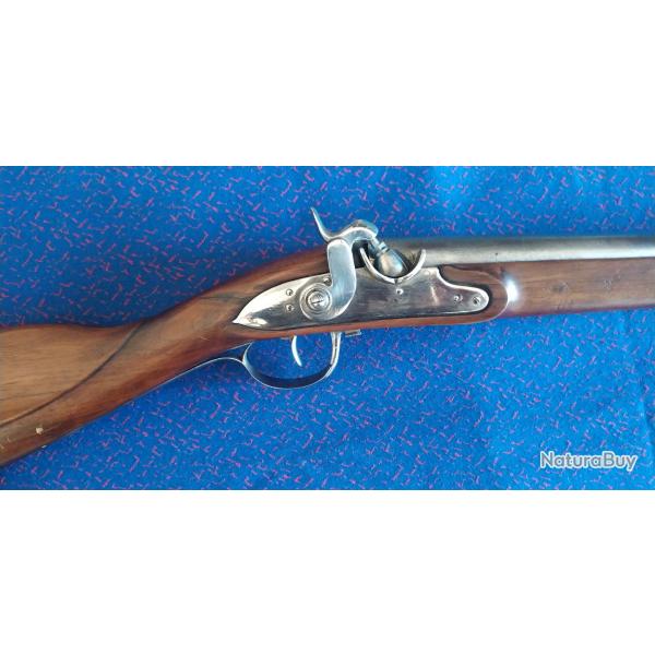 Fusil � percussion � chien poudre noire (19�me?)