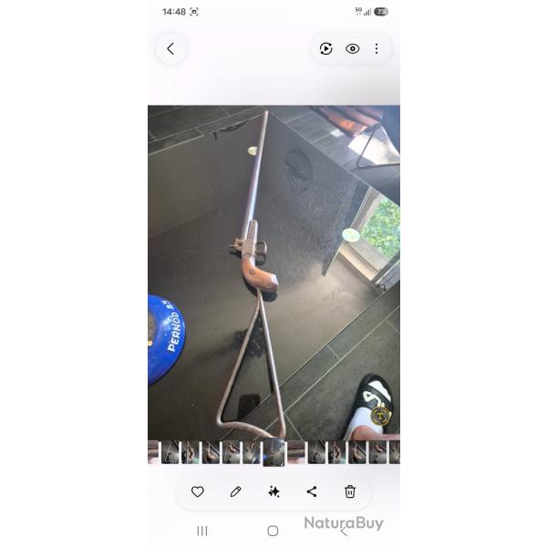 PISTOLET CARABINE CROSSE SQUELETTE DE ST ETIENNE