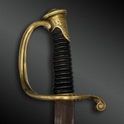 SABRE d'officiers sup&eacute;rieurs, d'officiers subalternes et d'adjudants d'infanterie mod&egrave;le 1845