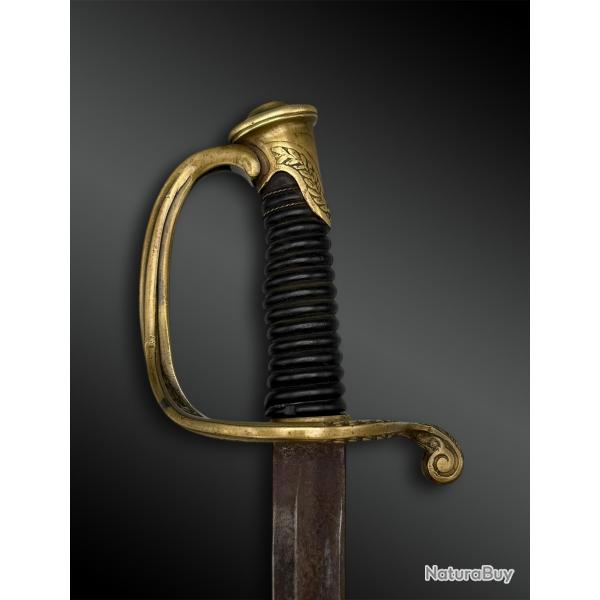 SABRE d'officiers sup�rieurs, d'officiers subalternes et d'adjudants d'infanterie mod�le 1845