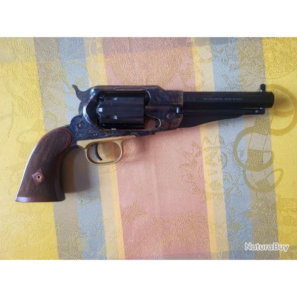 Revolver Pietta 1858 Remington New Army Sheriff Jasp� barillet flut� 1� sans prix de r�serve