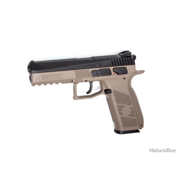 PISTOLET CZ P-09 DUTY FDE BB 4.5 CO2- PLOMB OU BBS