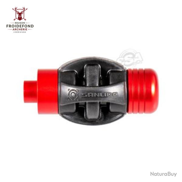 Amortisseur de viseur X10 Recurve - Sanlida - Rouge