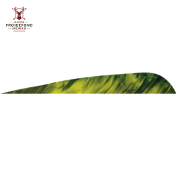 Plume Naturelle Parabolique 4" - Gateway - Jaune / Droitier RW