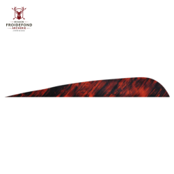 Plume Naturelle Parabolique 4" - Gateway - Rouge / Droitier RW