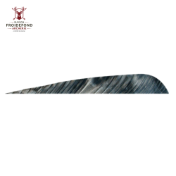 Plume Naturelle Parabolique 4" - Gateway - Noir / Droitier RW