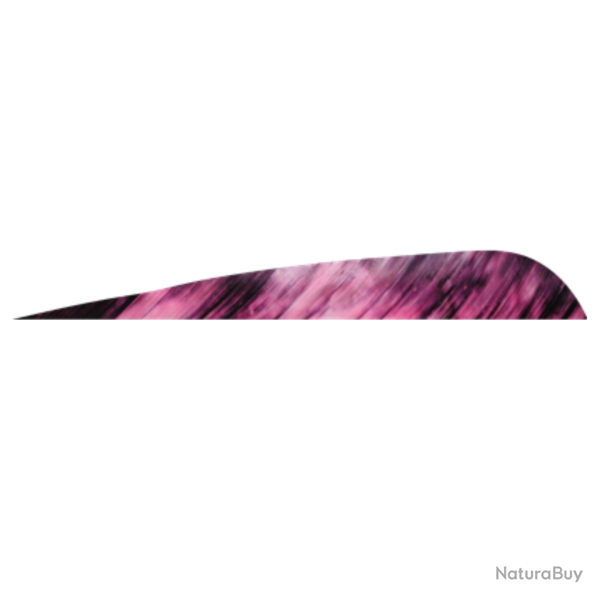 Plume Naturelle Parabolique 5" - Gateway - Violet / Droitier RW
