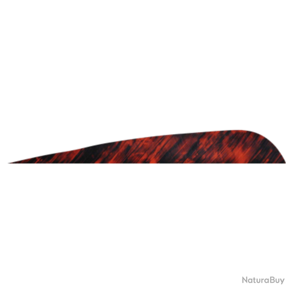 Plume Naturelle Parabolique 5" - Gateway - Rouge / Droitier RW