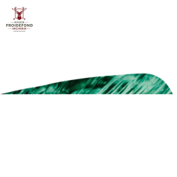 Plume Naturelle Parabolique 5" - Gateway - Vert / Droitier RW