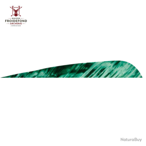 Plume Naturelle Parabolique 5" - Gateway - Vert / Droitier RW