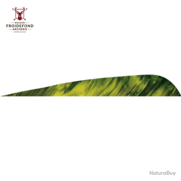 Plume Naturelle Parabolique 5" - Gateway - Jaune / Gaucher LW