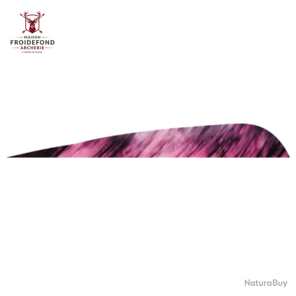 Plume Naturelle Parabolique 5" - Gateway - Violet / Gaucher LW