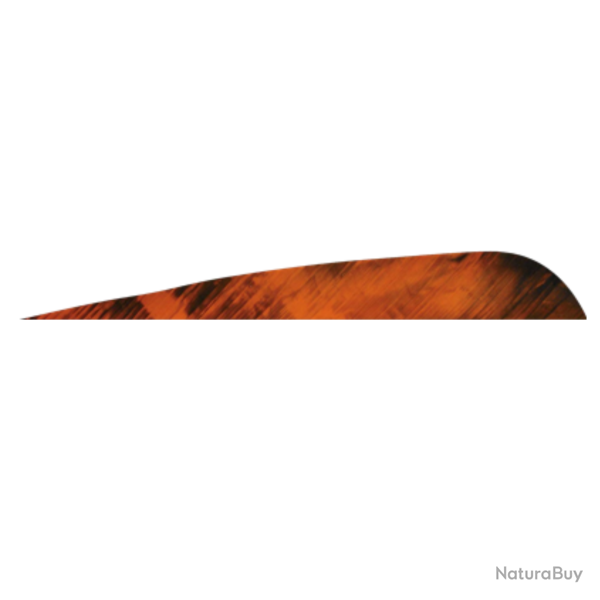 Plume Naturelle Parabolique 5" - Gateway - Orange / Gaucher LW