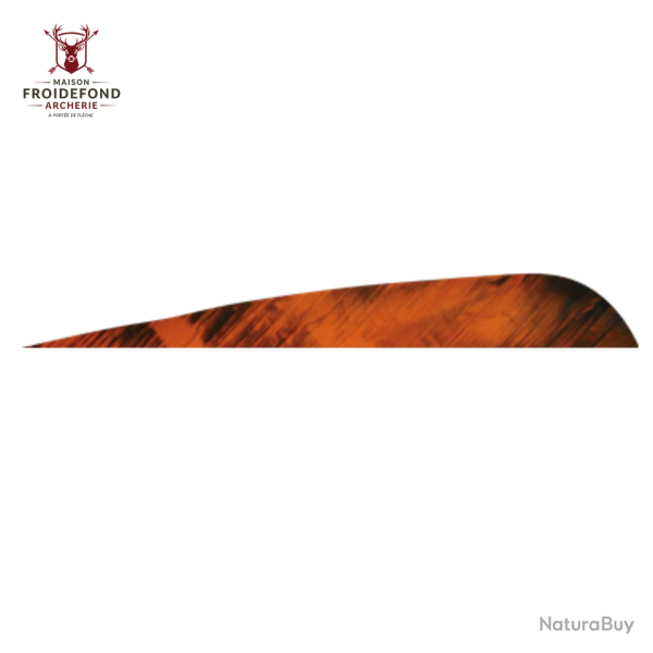 Plume Naturelle Parabolique 5" - Gateway - Orange / Gaucher LW