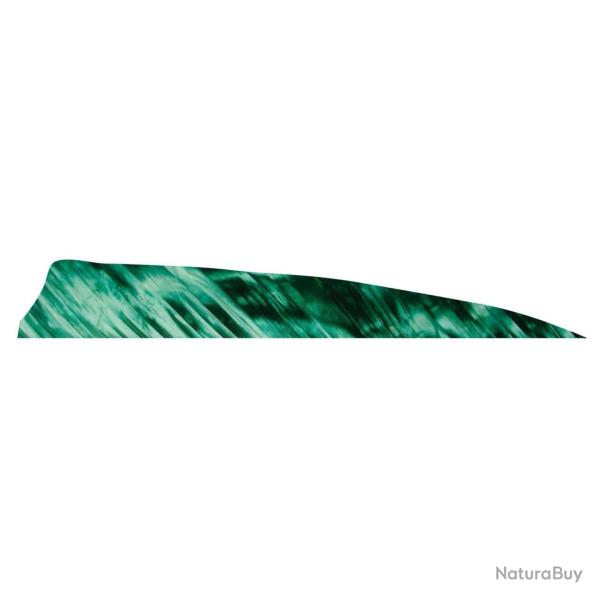 Plume Naturelle Shield 4" - Gateway - Vert / Droitier RW
