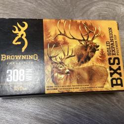Browning BXS calibre 308 150gr