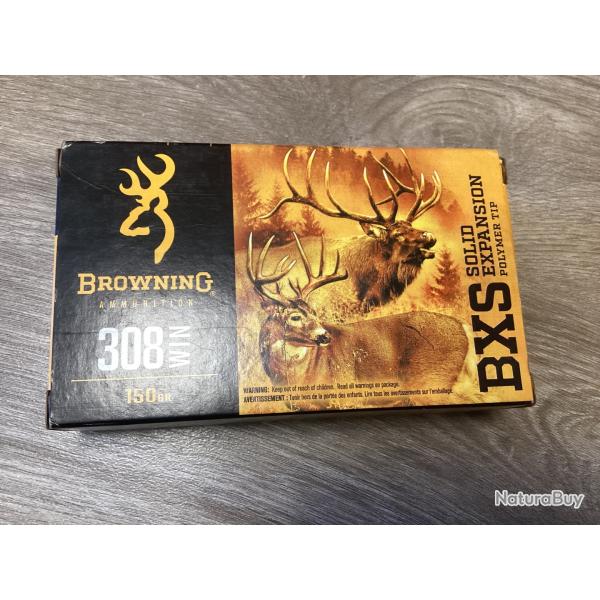 Browning BXS calibre 308 150gr
