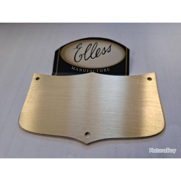 Plaque LAITON VIERGE pour Ecusson Troph�e � graver n� 7 - 70x40*1mm - ELLESS France