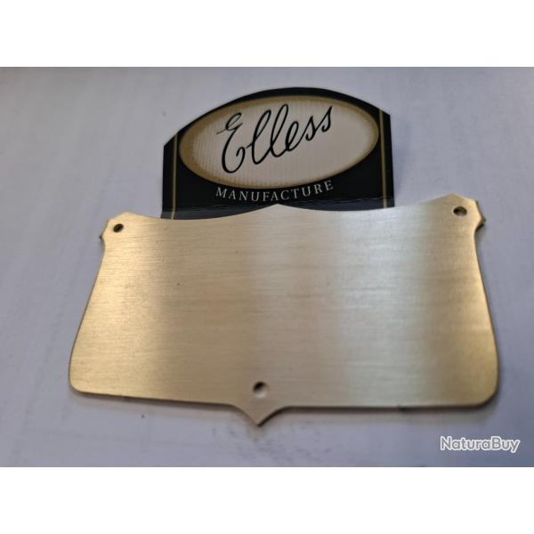 Plaque LAITON VIERGE pour Ecusson Troph�e � graver n� 8 - 70x40*1mm - ELLESS France