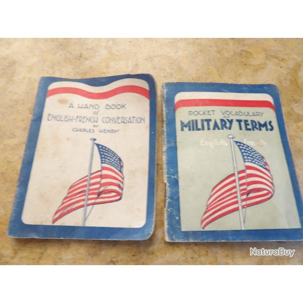 livret arm�e Afrique traduction 1�DFL d�barquement lib�ration US army seconde guerre mondiale ww2