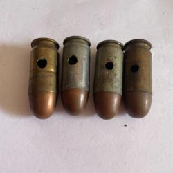 4 balles ACP45 neutralis&eacute;es