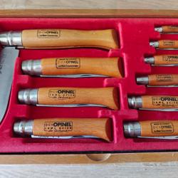 Coffret de 10 couteaux Opinel collection 30ans en vitrine !! neuf