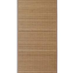 Tapis bambou marron 80x200 cm antid&eacute;rapant facile entretien