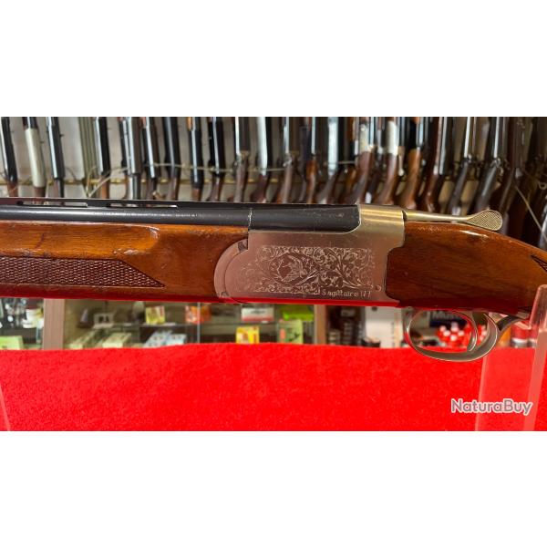 FUSIL SUPERPOS� : VERNEY CARRON, SAGITTAIRE NT, CAL : 12/70, MONO D�TENTE, BON ETAT, �JECTEURS 71 cm