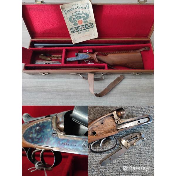 Magnifique ancien fusil juxtapos� � platines Verney Carron calibre 16 65 avec malette cat�gorie C1C