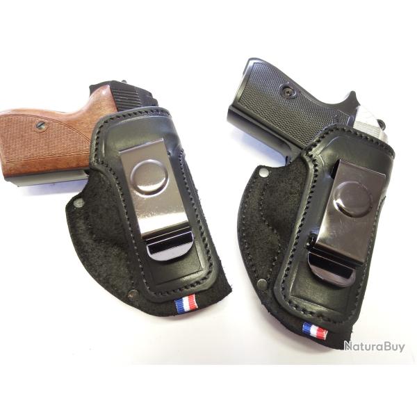 ETUI INSIDE "TOWNSEND" pour Walther PPK et autres (Fabrication Entreprise Artisanale Fran�aise)