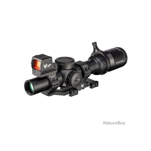 Combo Lunette VORTEX Venom 1-6x24 AR BDC3 IL SFP(MOA) + Point rouge Venom3MOA