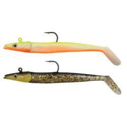 LEURRE SOUPLE ADAM'S LANCEEL 120MM (2PCS) NATURAL MINNOW+WAGASAKI