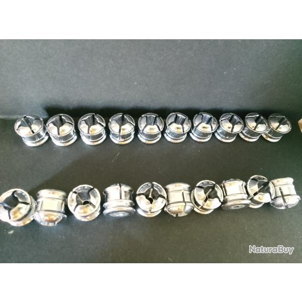 LOT DE 20 BALLES A FRAGMENTATION CAL.12 EN PLOMB COULE ,MUNITION NON INCLUSE DANS LA VENTE.