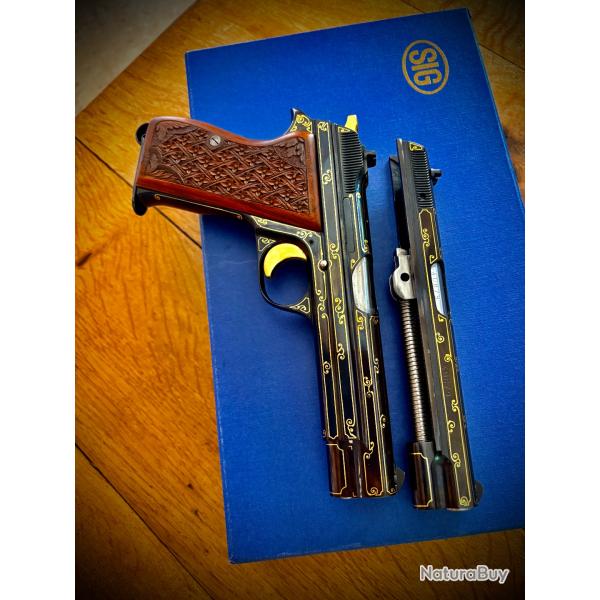 PISTOLET SIG P210 CAL 9X19 avec conversion 22 LR version LUXE