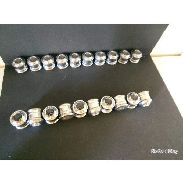 LOT DE 20 BALLES SLUG CREUSES CAL.12 EN PLOMB COULE ,MUNITION NON INCLUSE DANS LA VENTE !!!