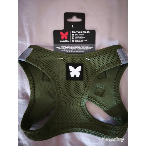 Martin Sellier Harnais Respirant couleur vert Taille L - Neuf