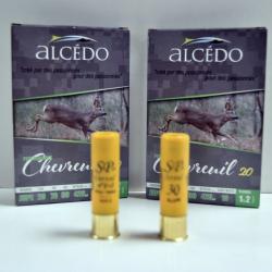Lot de 2 boites de cartouches Mary Arm cheuvreuil 30g BJ plomb n&deg;1+2 - Cal 20