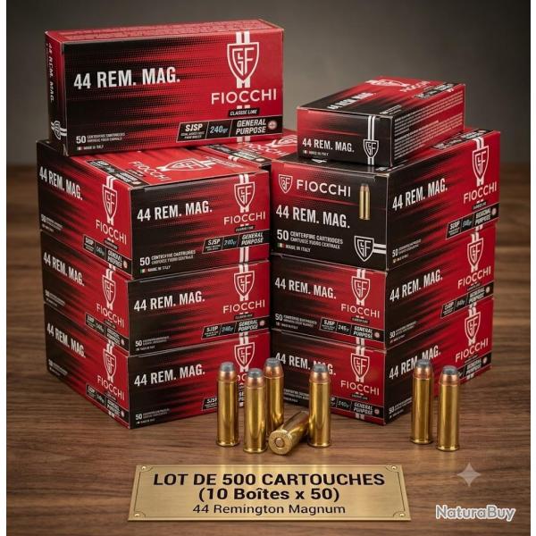 VENTE FLASH FIOCCHI cal.44 Rem Mag SJSP /500