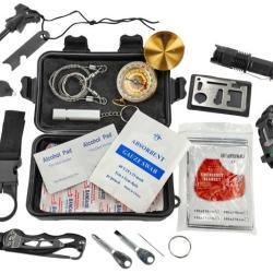 Kit de survie multifonctions 18 en 1