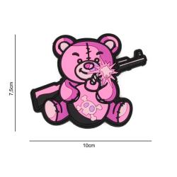 Patch 3D PVC Terror Teddy (101 Inc) Rose