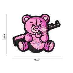 Patch 3D PVC Terror Teddy (101 Inc) Rose