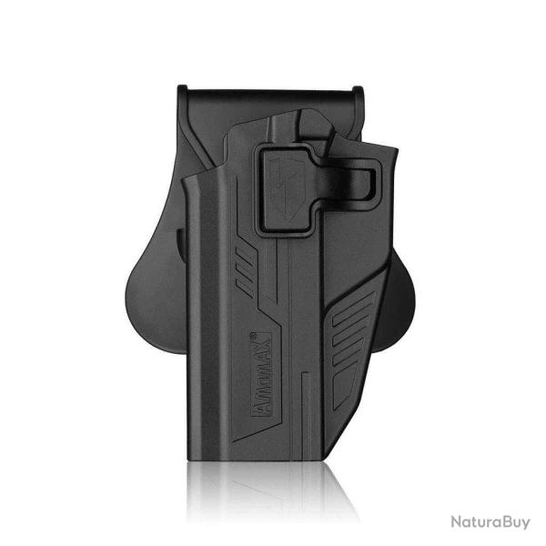 Holster CQC Hi-Capa (Amomax) Noir Gaucher