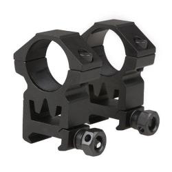 Anneau 25mm Haut (Set 2pcs) Noir (Theta Optics)