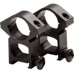 Anneau 25mm Haut (Set 2pcs) noir (ASG)