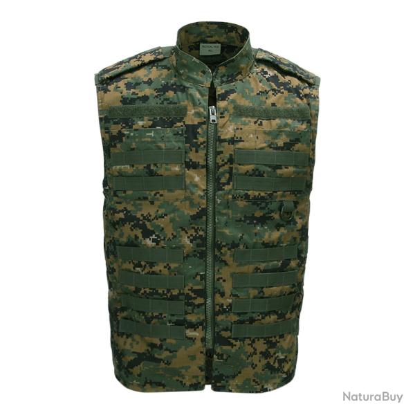 Veste Molle Tactique (101 Inc) M / L Dig Woodland