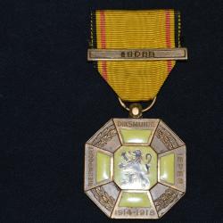 MEDAILLE DES TROIS CITES FLAMANDES IEPER (YPRES)- BELGIQUE GUERRE 1914/1918