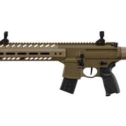 Pistolet mitrailleur &agrave; plomb CO2 4,5 mm SIG SAUER MCX ASP (7 joules max) FDE