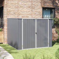 Abri de Gris 195x198x159 cm M&eacute;tal galvanis&eacute;