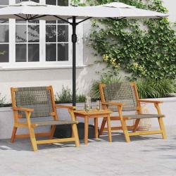 Mobilier de 2 pcs Gris 67 x 78 x 73 cm
