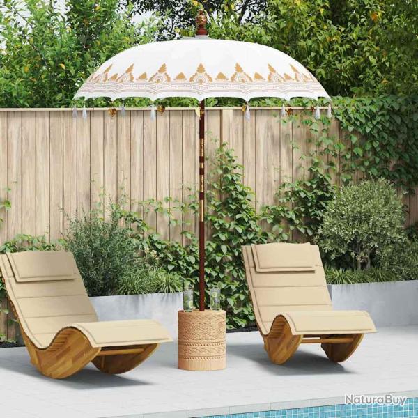 Parasol balinais Cr�me 185 x 185 x 260 cm